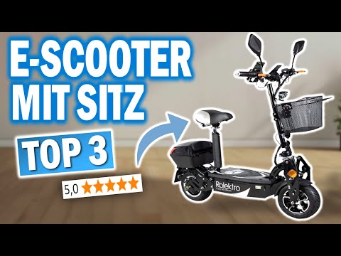Top 3 E-SCOOTER MIT SITZ 2026🔥 | Die besten E-Scooter mit Sitz Vergleich