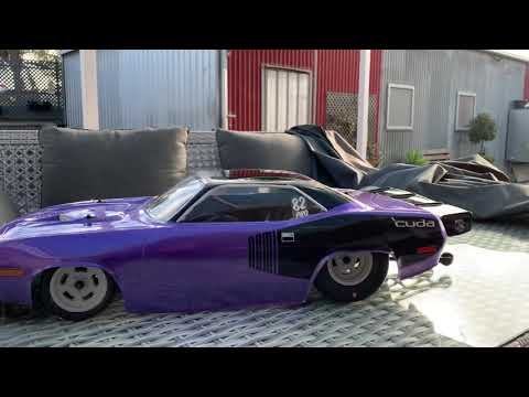 Proline Cuda body painted up.