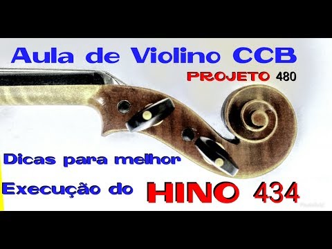 Hino CCB 434 Jovens e Menores - aula violino projeto 480