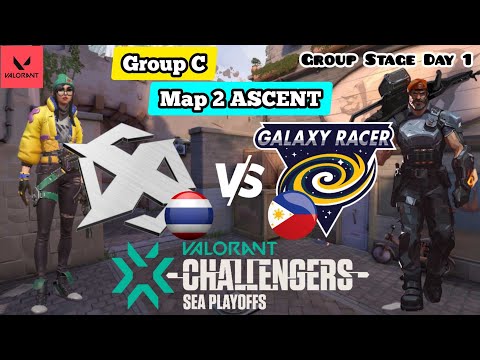 X10 ESPORTS VS GALAXY RACER | Map 2 | Group Stage | VCT Challengers SEA Stage 3