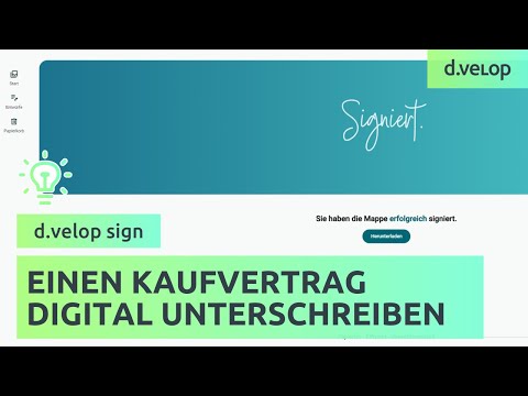 So kannst du einen Kaufvertrag digital unterschreiben | d.velop