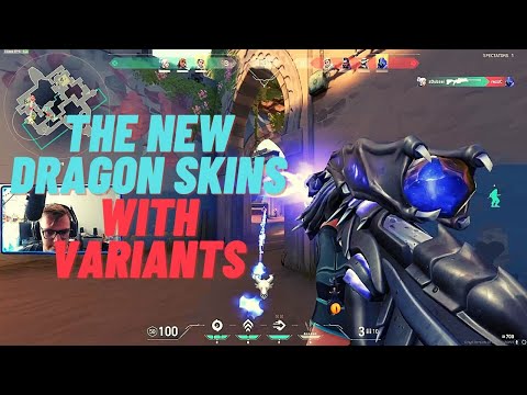 NEW VALORANT UPDATE WITH DRAGON SKINS - FULL ELDERFLAME COLLECTION GAMEPLAY WITH VARIANTS PATCH 1.03