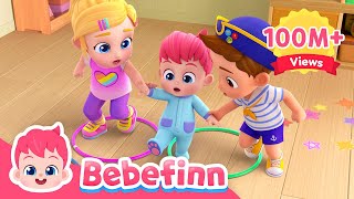 🚶Walking Walking with Bebefinn Family! | Nursery Rhymes for Kids | Kids Songs in 3D | Fun Videos