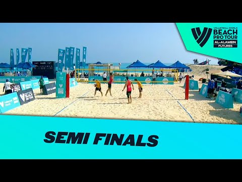 RE-LIVE | Futures - AL-Alamein | Semi Finals CC | #beachprotour