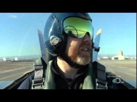 Part 1 Adam Savage flies supersonic in Boing FA18 Hornet