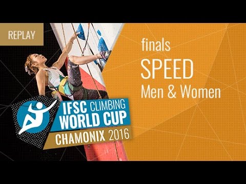 IFSC Climbing World Cup Chamonix 2016 - Speed - Finals - Men/Women