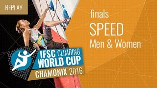 IFSC Climbing World Cup Chamonix 2016 - Speed - Finals - Men/Women by International Federation of Sport Climbing