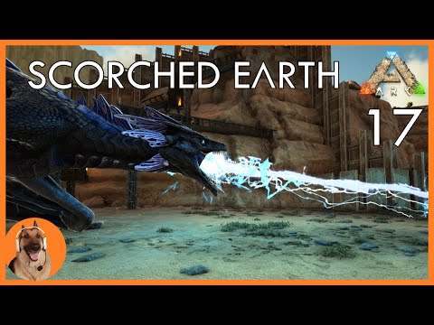 ALPHA MANTICORE VS WYVERNS - ARK Scorched Earth Blind Lets Play - ep 17
