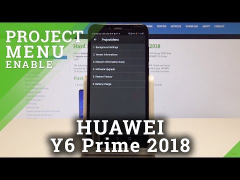 How to Enable Project Mode in HUAWEI Y6 Prime 2018- HUAWEI Service Mode / Hidden Mode