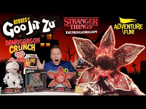 Stranger Things Official Movie Trailer Toy Action Figures! Heroes of Goo Jit Zu Demogorgon Toys!