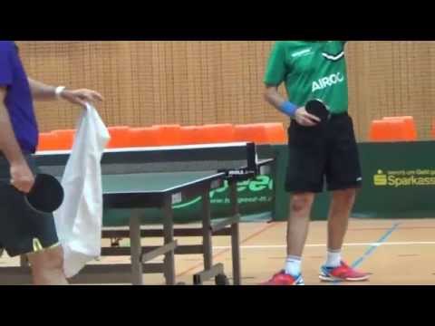 Table Tennis Exhibition Saive Jean Michel and Philippe 20150528 Gaimersheim Tischtennis Show 2