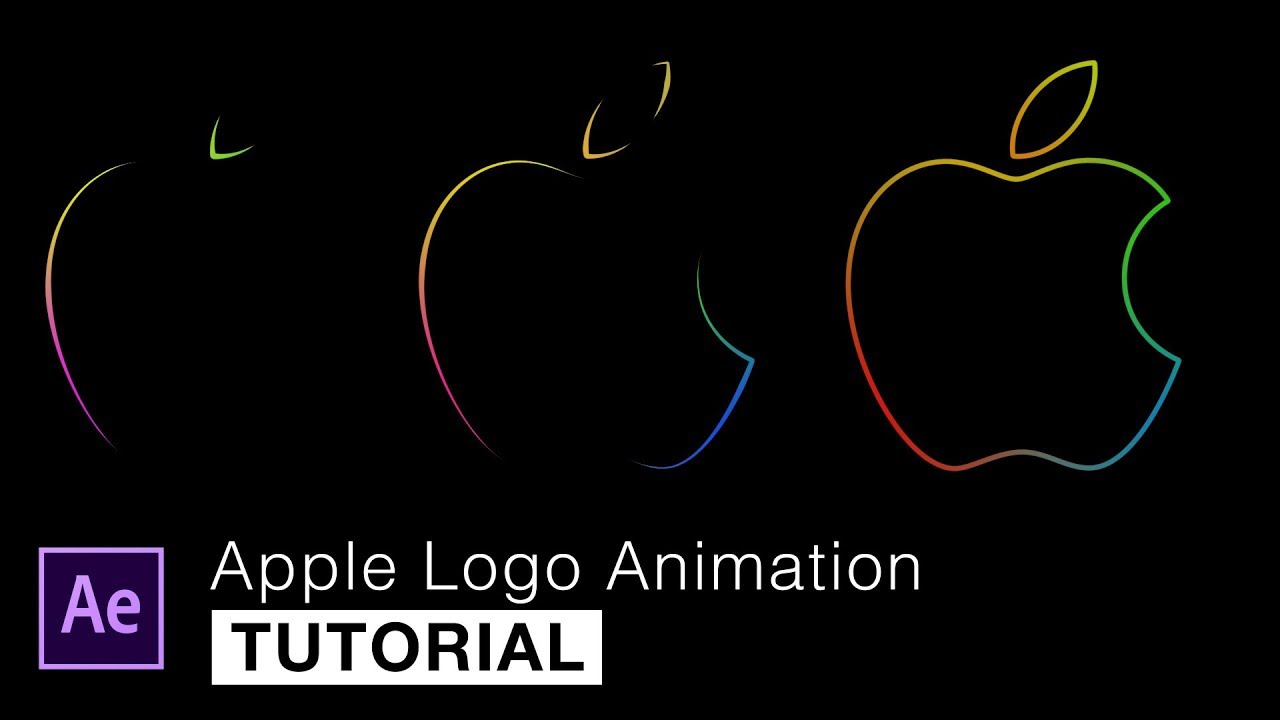 Apple Logo Animation 2018 - After Effects Tutorial with Trapcode 3D Stroke