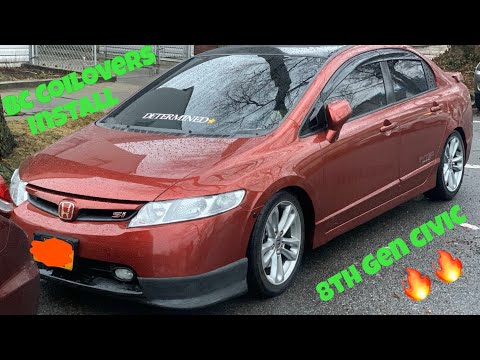 Bc coilovers/install Honda Civic 06-11 fa5 8th gen civic