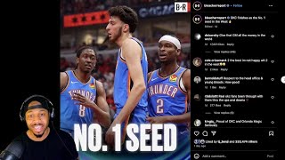 Explain this in NFL terms! OKC Thunder finishes as the No.1 Seed in the NBA!