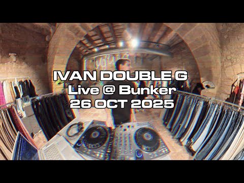 Ivan Double G  - Live Set @ Bunker BCN Oct 26th 2025