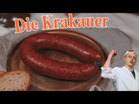 Die Krakauer🥩!! | Ring Salami mit Kümmel💪🏼