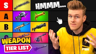 I Ranked *EVERY* Fortnite Weapon (Tier List)