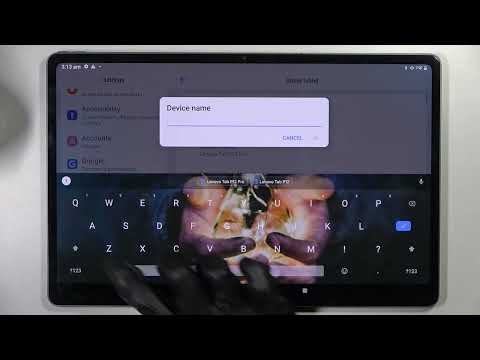 How to Change Device Name on LENOVO TAB P12 PRO - Personalize Phone Name