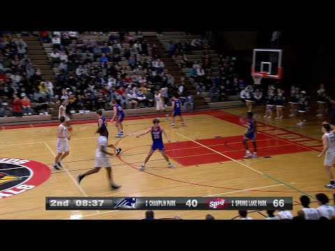 Champlin Park Boys Basketball Eliminated by SLP