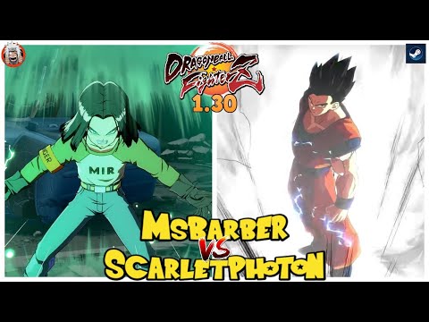 DBFZ Ms_Barber vs Scarlet Photon - Amazing Fights
