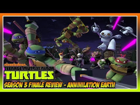 TMNT 2012 Season 3 Finale Review - Annihilation Earth (both parts)