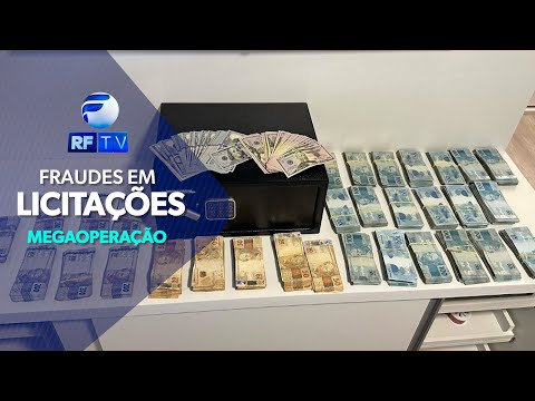 Fraudes em licitações públicas em várias cidades do estado.