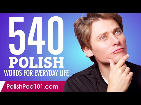 540 Polish Words for Everyday Life - Basic Vocabulary #27