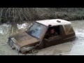 Suzuki Vitara vs a deep icy pond 4x4