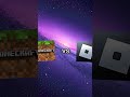 Minecraft Vs Roblox Shorts Minecraft Roblox Games