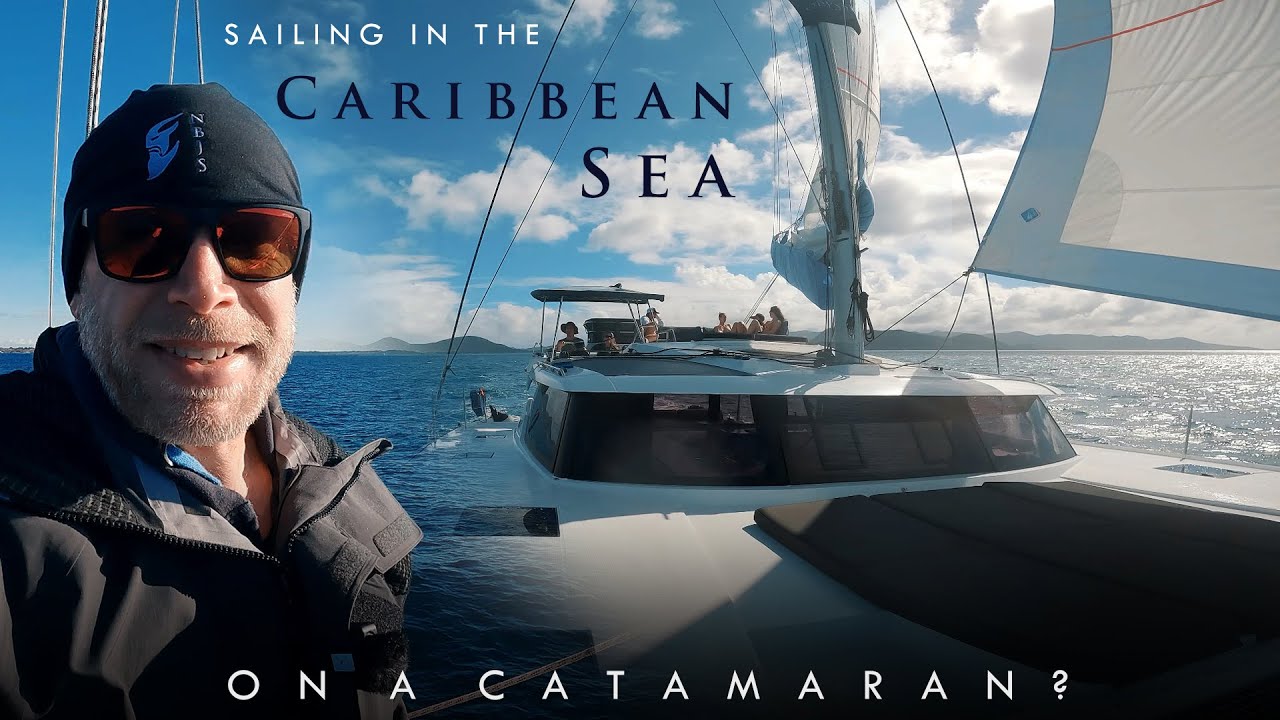 Sailing the Caribbean Ocean, around British Virgin Islands- On a Catamaran...!