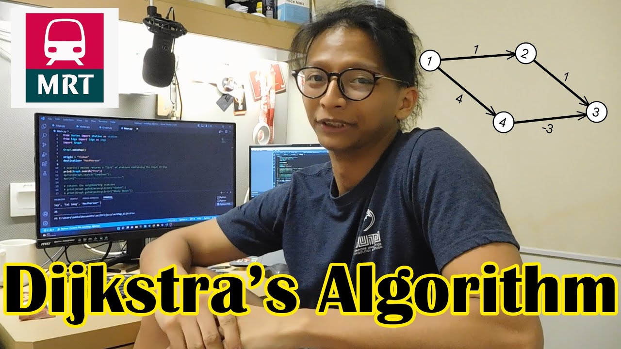 Dijkstra's Algorithm on Singapore MRT