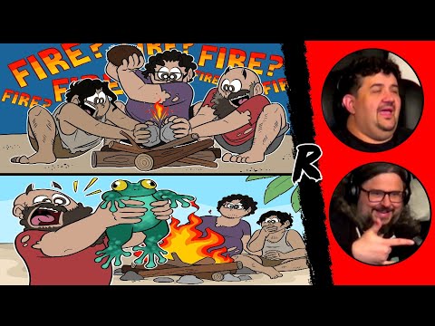 HAND SIM SURVIVAL ANIMATED Part 01 & 02 - Markiplier, Muyskerm and LordMinion777 | RENEGADES REACT