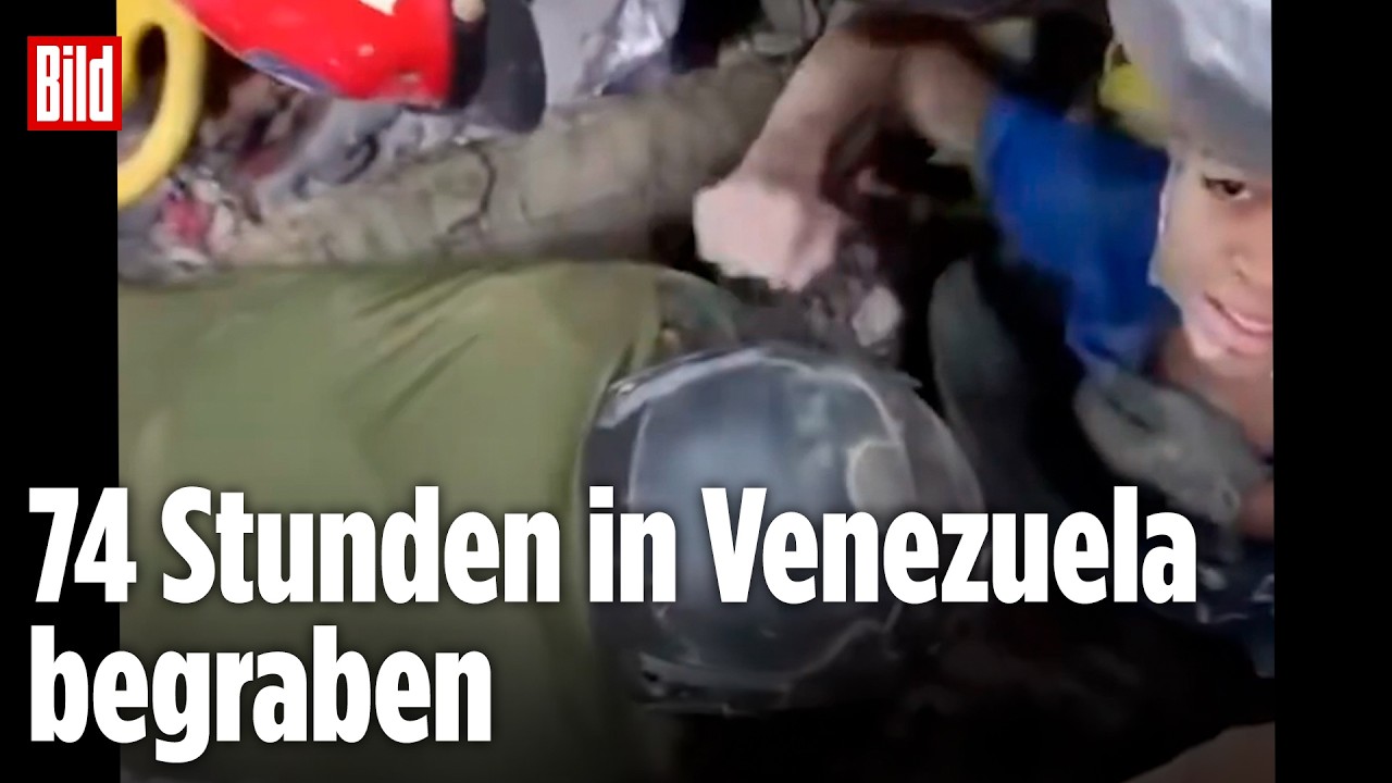 VENEZUELA: Spektakuläre Rettung – 11-jähriger Junge aus den Trümmern gezogen