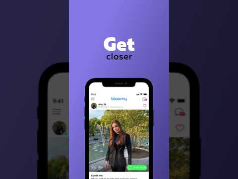 Bloomy: Dating Messenger App Video