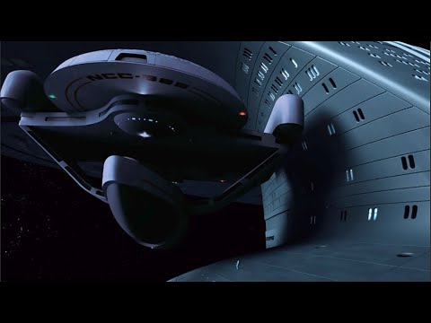 Star Trek - Oberth Class Size Comparison - "Dangerous Maneuvers!" 1980s film look