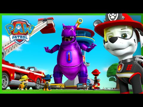 Pups Stop a Giant Fire Breathing Monster and More! - PAW Patrol - Cartoons for Kids Compilation