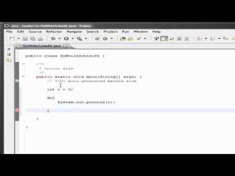 Java Tutorial do-while-Schleife