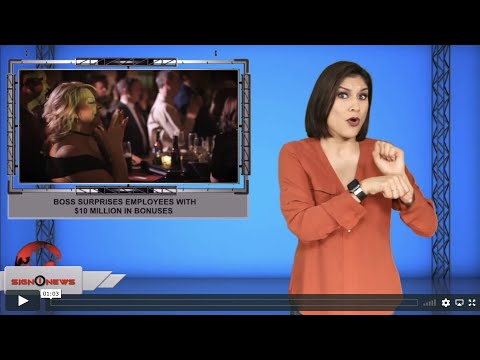 Boss surprises employees with $10 million in bonuses (ASL - 12.12.19)
