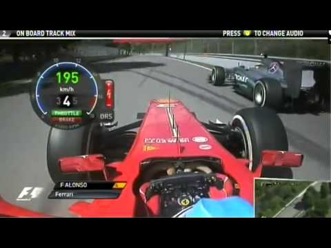 Hamilton & Alonso don't want to lead at DRS Detection line