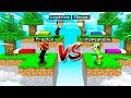 MINECRAFT 1v1v1v1 BED WARS BATTLE With Unspeakable Minecraft Mods