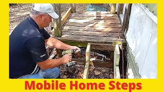 How To Build Mobile Home Steps Cheap