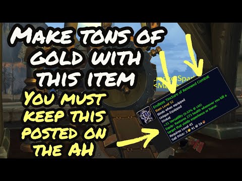 How to Make Tons of Gold With Alchemy in WOW Shadowlands 9.2 Without Crafting Potions And Flasks