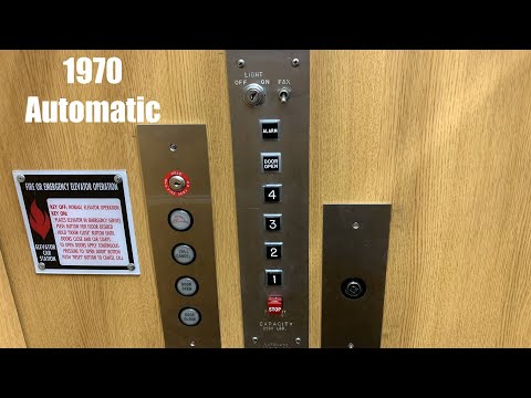 Vintage 1970 Automatic Hydraulic Elevator @ Aviation Plaza - Prospect Heights, IL