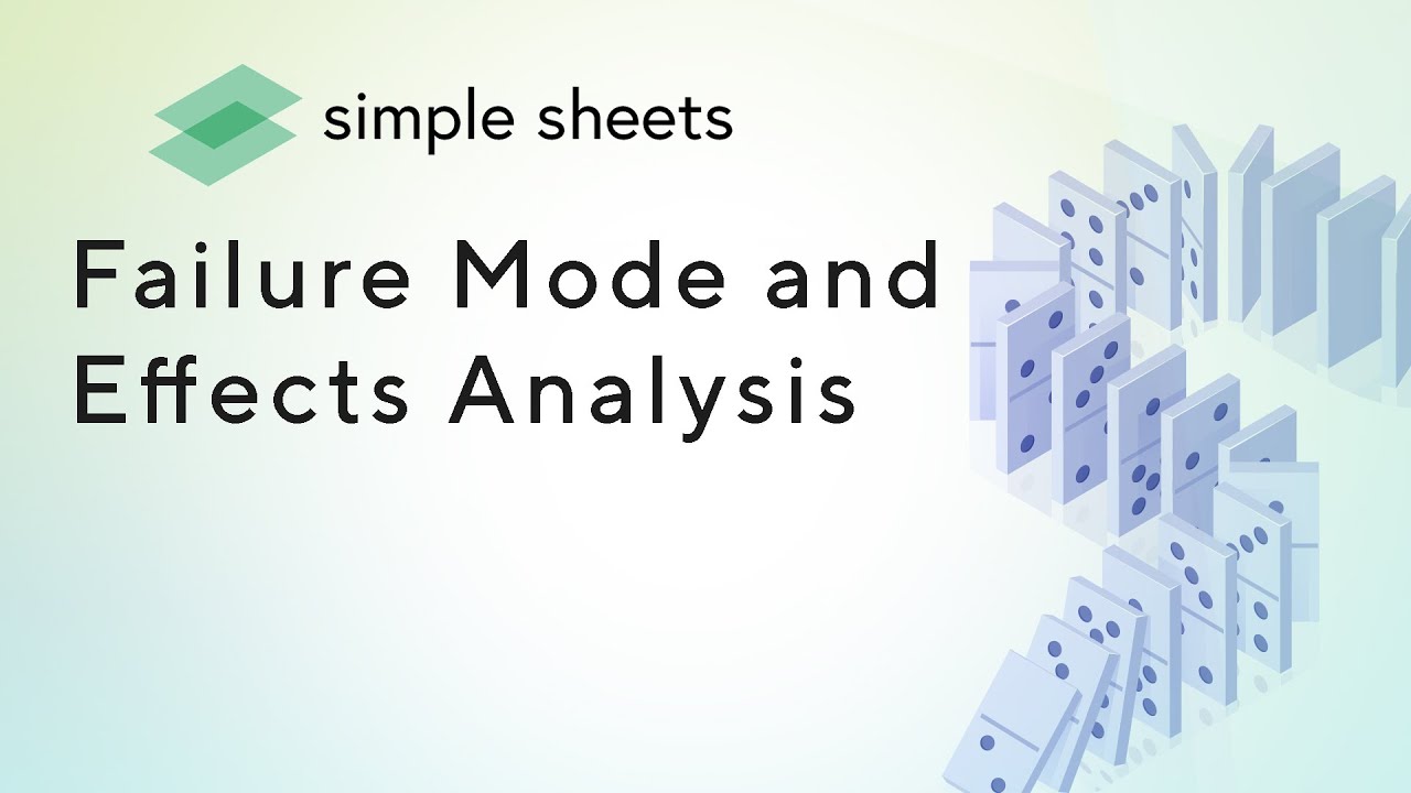 Failure Mode and Effects Analysis Excel Template Step-by-Step Video Tutorial by Simple Sheets