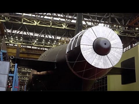 Russland lässt neues Atom-U-Boot „Chabarowsk“ zu Wasser