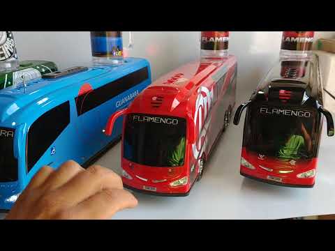 Encomendas: míniatura ônibus time de futebol , Palmeiras Flamengo e Guanabara