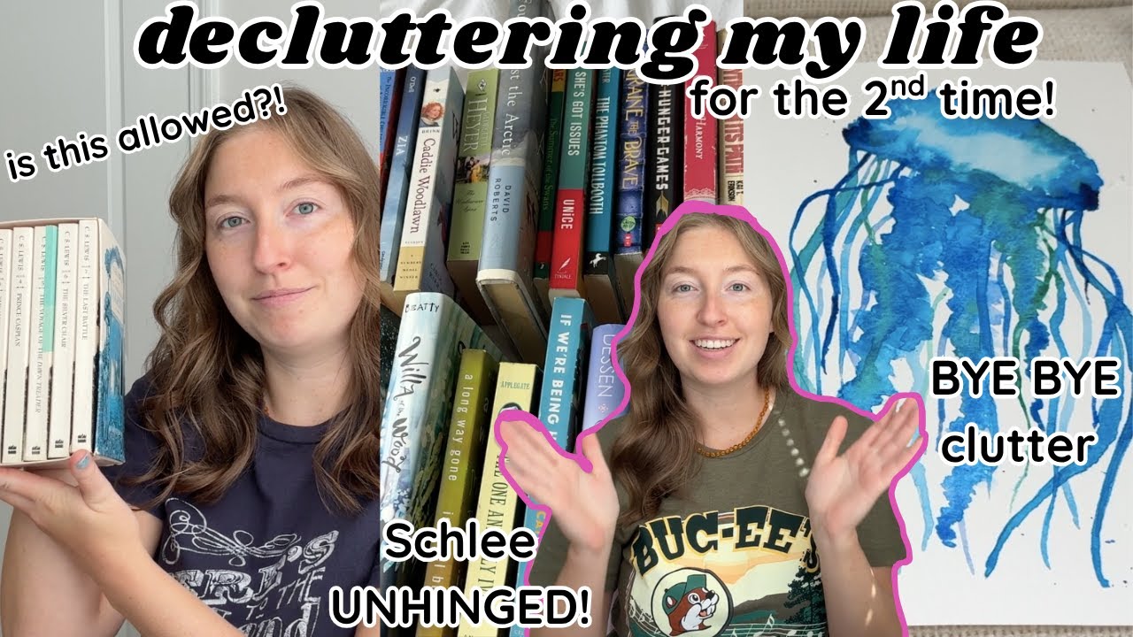 30 day DECLUTTER challenge in reverse! | decluttering my entire life in one month | 2025 ✨