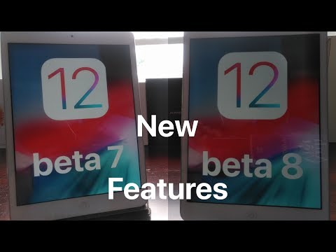 iOS 12 Developer Beta 7 and Developer Beta 8 New Features