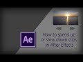Slow Down Animation After Effects
