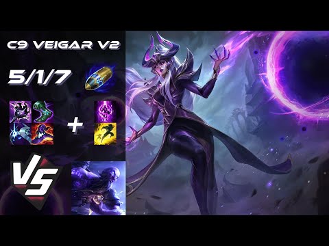 Cloud9 Veigar v2 MID Syndra vs Ryze - EU Grandmaster Patch 14.24